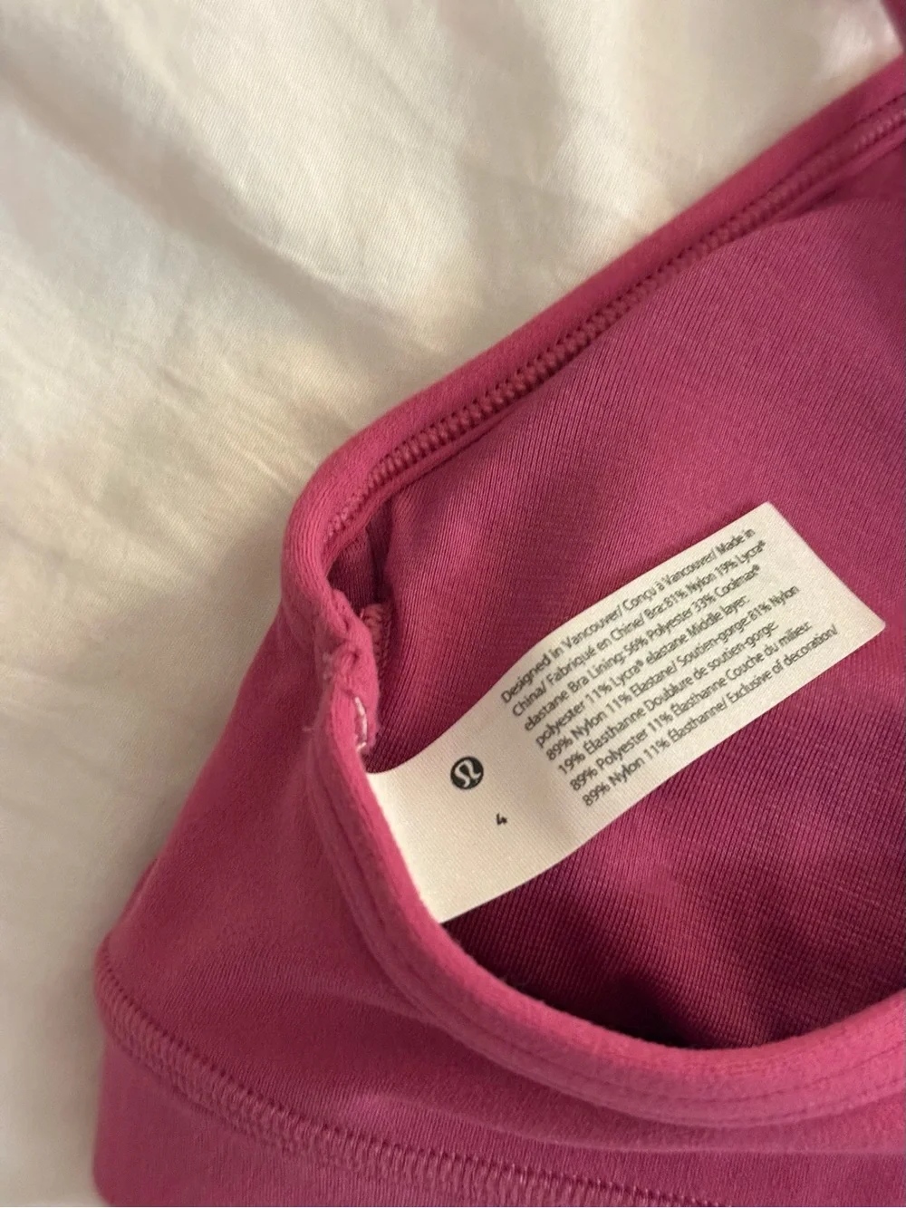 lululemon athletica flo Y bra - Berry